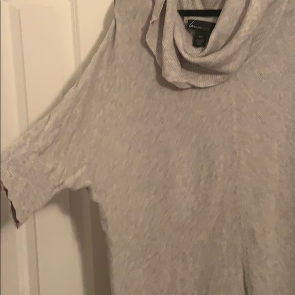 Gray cowl neck sweater - Picture 3 of 3